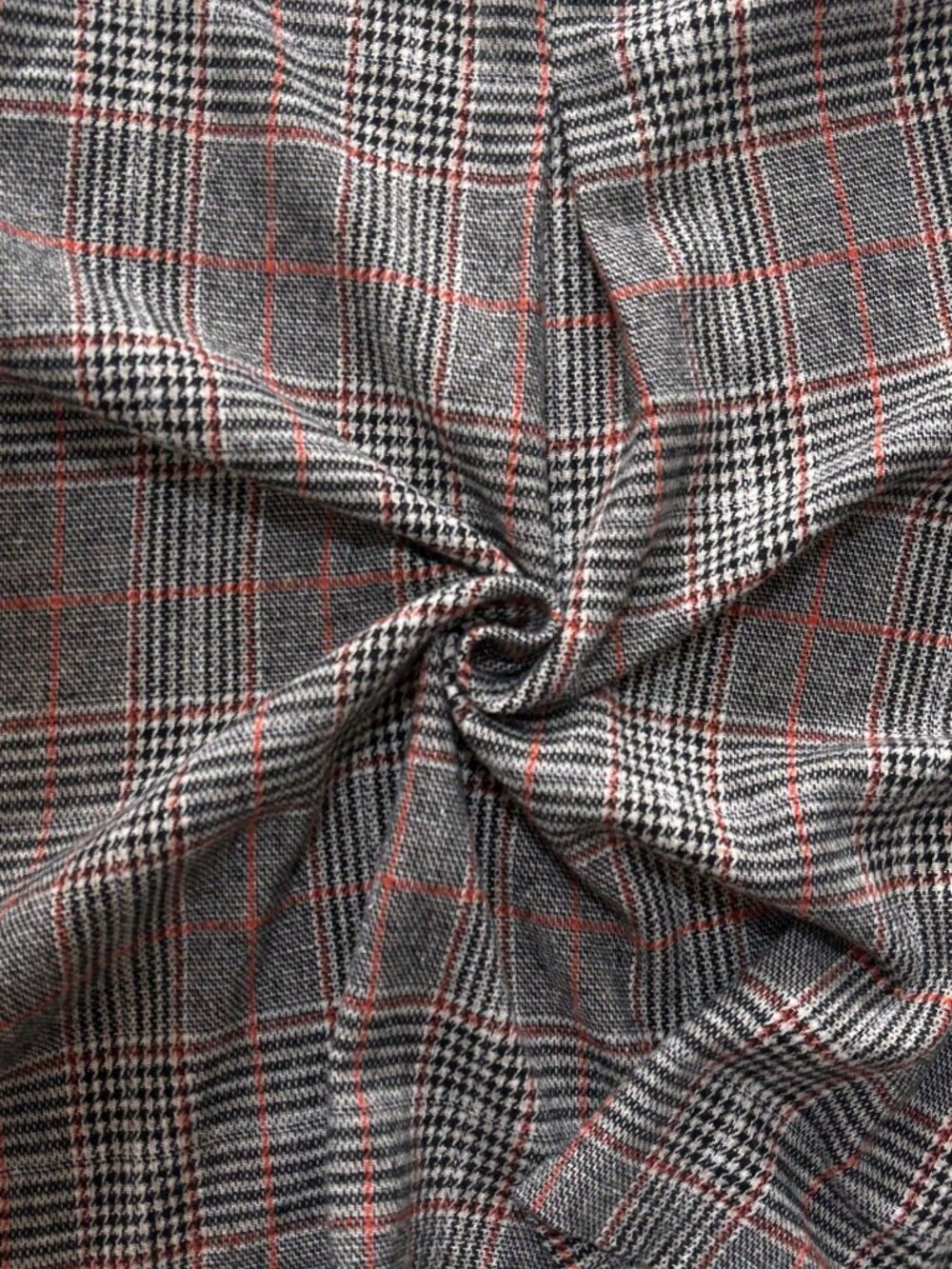 Grey Casual Women's Elegant Plaid Regular Fit Loose Hem Jacket - Picture 8 of 8